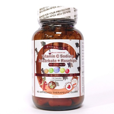 iBeauty Science Lab Vitamin C Sodium Ascorbate + Rosehips 30 Capsules