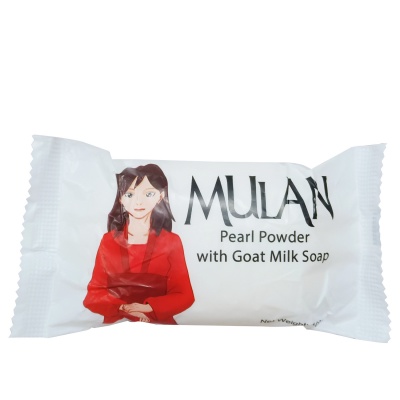 MULAN Pearl Powder + Goat Milk Soap 100g